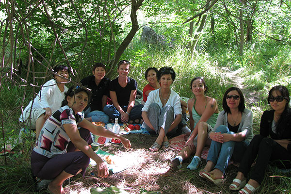 Susan Markham in Kyrgyzstan